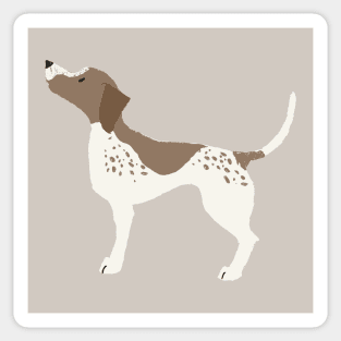 Pointer Dog Sticker